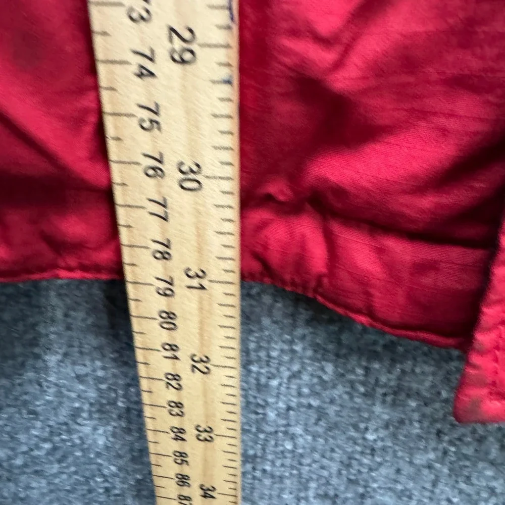 Polo Jeans Co Ralph Lauren Jacket Mens‎ L Red Heavyweight Fleece Lined Outdoor